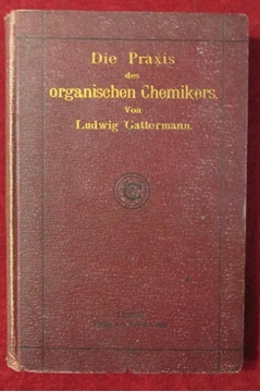Die Praxis des Organischen Chemikers von Ludwig Gattermann resmi