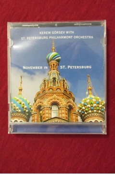 CD - Kerem Görsev With ST. Petersburg Philharmony Orchestra - November in ST. Petersburg resmi
