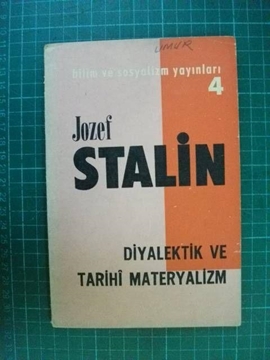jozef stalin -diyalektik ve tarihi metaryalizm resmi