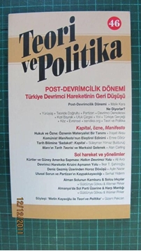 teori ve politika 2007 NO:46 sol içerikli dergi resmi