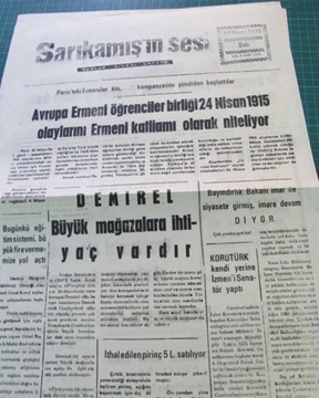Picture of 1973 KARS sarıkamış sesi gazetesi yıl 8 #1719