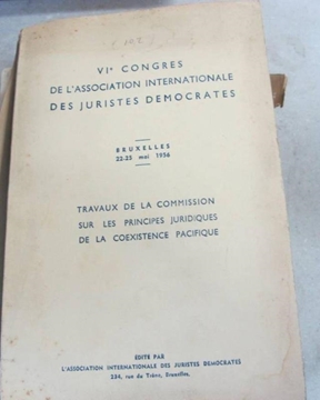 6. kongre Brüksel -des juristes democrates  1956 resmi
