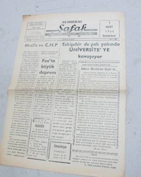 Picture of zile _demokrat şafak gazetesi _sayı 899_1960