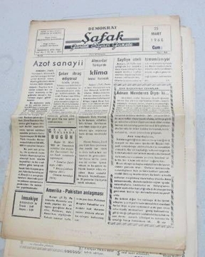 Picture of zile _demokrat şafak gazetesi _sayı 916_1960