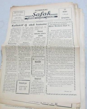 zile _demokrat şafak gazetesi _sayı 914_1960 resmi