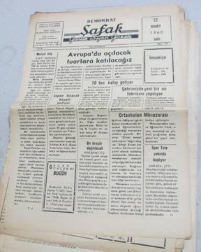 zile _demokrat şafak gazetesi _sayı 913_1960 resmi