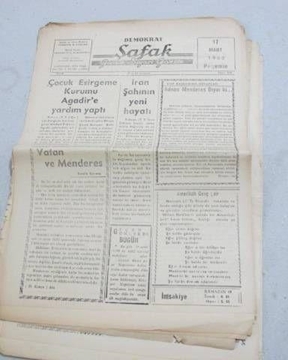 Picture of zile _demokrat şafak gazetesi _sayı 909_1960