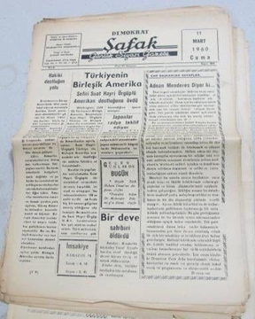 Picture of zile _demokrat şafak gazetesi _sayı 904_1960