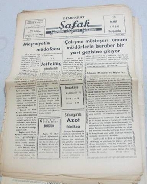 Picture of zile _demokrat şafak gazetesi _sayı 903_1960