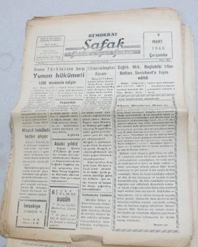 Picture of zile _demokrat şafak gazetesi _sayı 902_1960