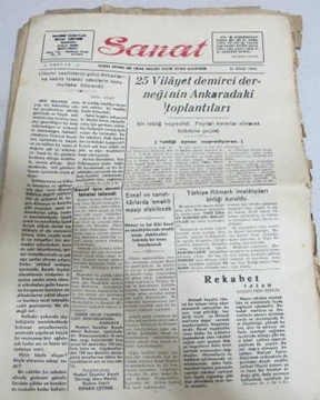 Picture of adana_sanat gazetesi  sayı_12_ 1954