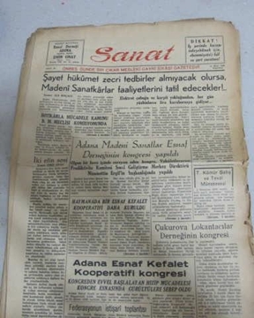Picture of adana_sanat gazetesi  sayı_29_ 1956