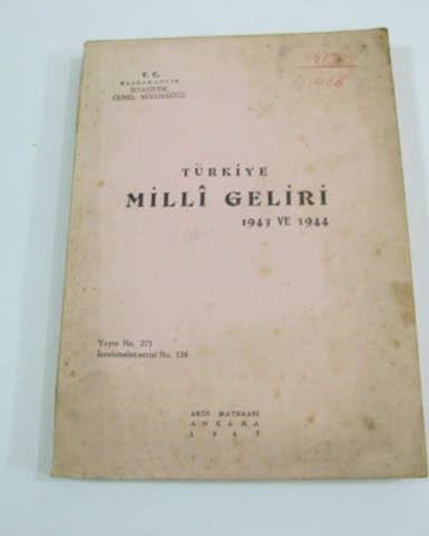 Picture of 1947 türkiye 'de milli gelir 1943-1944