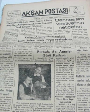 Picture of 8iskenderun akşam postası sayı  919   1956