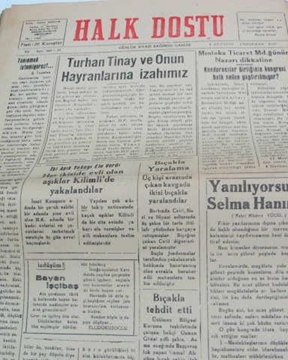 zonguldak halk dostu gazetesi  sayı 12  1960 resmi