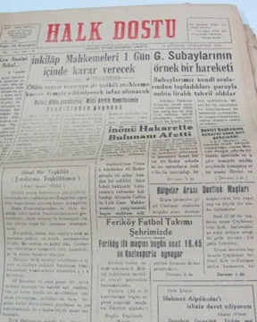 zonguldak halk dostu gazetesi  sayı 14  1960 resmi