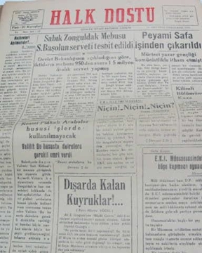 zonguldak halk dostu gazetesi  sayı 18  1960 resmi