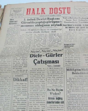 zonguldak halk dostu gazetesi  sayı 22     1960 resmi