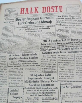 zonguldak halk dostu gazetesi  sayı 35     1960 resmi