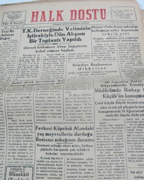 Picture of zonguldak halk dostu gazetesi sa36 ERSÖZLÜ 1960