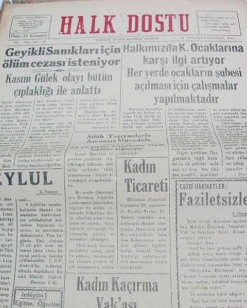 Picture of zonguldak halk dostu gazetesi  sayı 44    1960