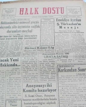 zonguldak halk dostu gazetesi  sayı 48    1960 resmi