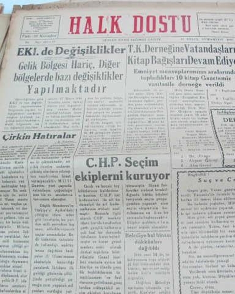Picture of zonguldak halk dostu gazetesi  sayı 50    1960