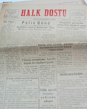 zonguldak halk dostu gazetesi  sayı 7   1960 resmi
