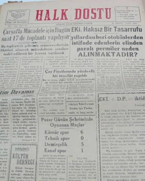 Picture of zonguldak halk dostu gazetesi  sayı 52   1960