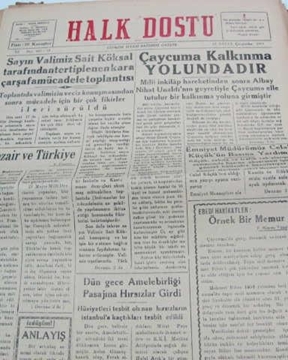 zonguldak halk dostu gazetesi  sayı 53   1960 resmi