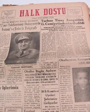 zonguldak halk dostu gazetesi  sayı 57  1960 resmi