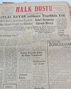 zonguldak halk dostu gazetesi  sayı 58  1960 resmi