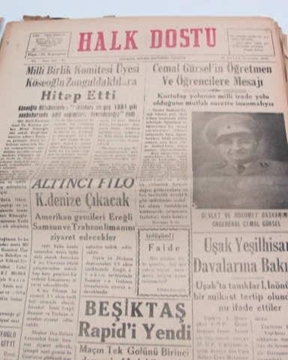 zonguldak halk dostu gazetesi  sayı 60  1960 resmi