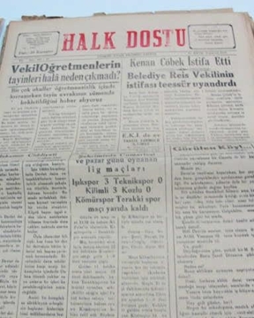 zonguldak halk dostu gazetesi  sayı 69  1960 resmi