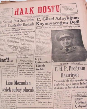 zonguldak halk dostu gazetesi  sayı 71  1960 resmi