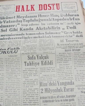 Picture of zonguldak halk dostu gazetesi  sayı 74  1960