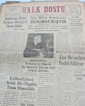 zonguldak halk dostu gazetesi  sayı 79  1960 resmi