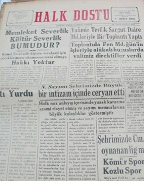 Picture of zonguldak halk dostu gazetesi  sayı 81  1960