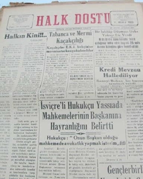 zonguldak halk dostu gazetesi  sayı 83  1960 resmi