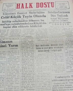zonguldak halk dostu gazetesi  sayı 89  1960 resmi