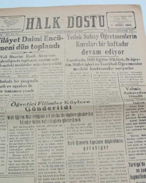 zonguldak halk dostu gazetesi  sayı 120   1960 resmi