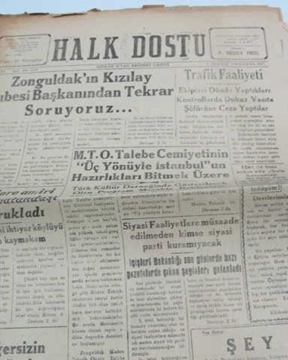 Picture of zonguldak halk dostu gazetesi  sayı 112   1960