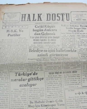 zonguldak halk dostu gazetesi  sayı 112   1960 resmi