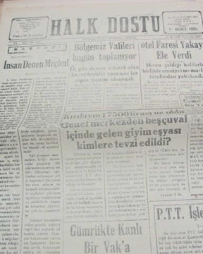 zonguldak halk dostu gazetesi  sayı 104  1960 resmi