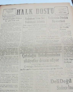 zonguldak halk dostu gazetesi  sayı 103  1960 resmi