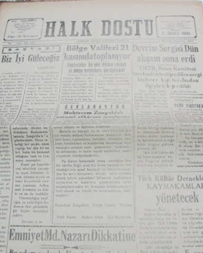 zonguldak halk dostu gazetesi  sayı 101  1960 resmi