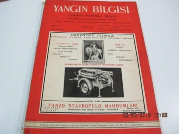 Picture of YANGIN bilgisi teknik resimli dergi 1951 samurka