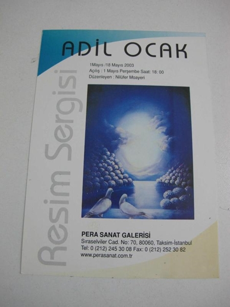 Picture of adil ocak  sergi kataologu 2003