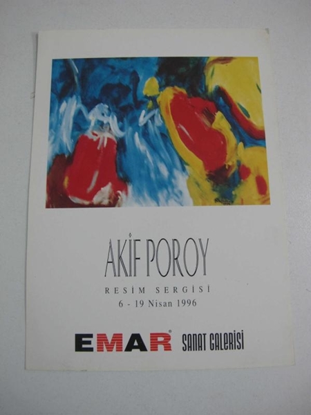 Picture of akif poroy sergi kataologu 1996