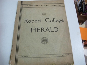 Picture of THE ROBERT COLLEGE HERALD 1935 NO 3